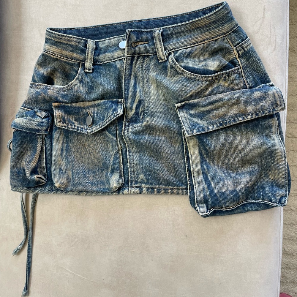 Cargo Mini Skirt